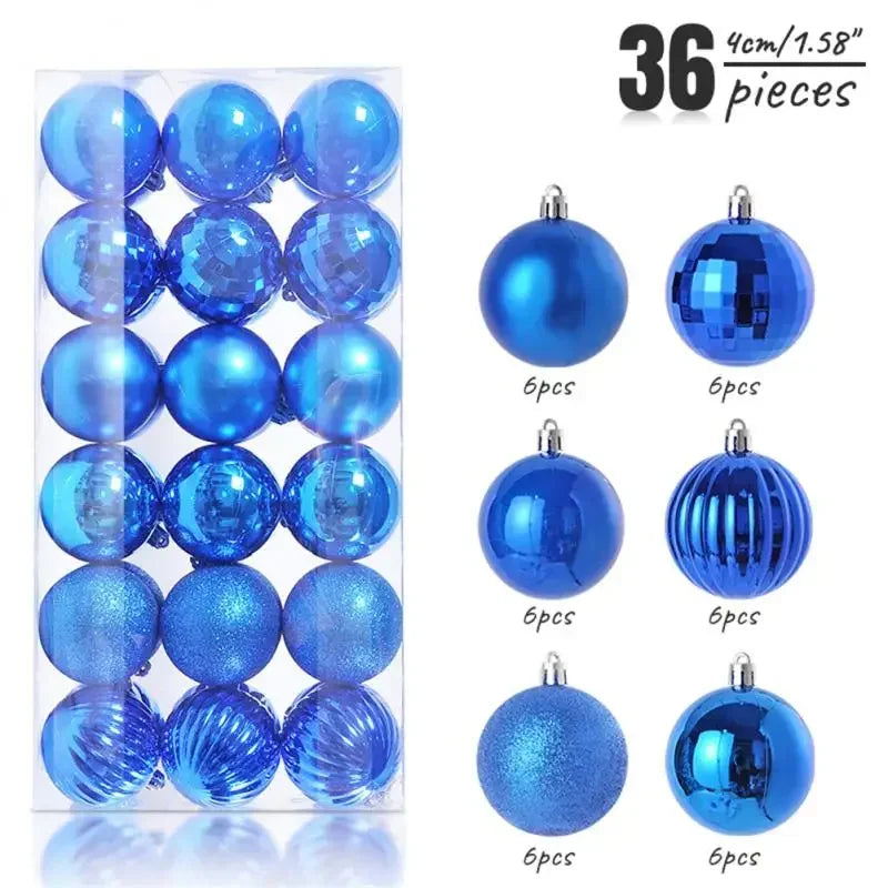 Unbreakable Christmas Ball Ornaments Set - Festive Decor - Image 14