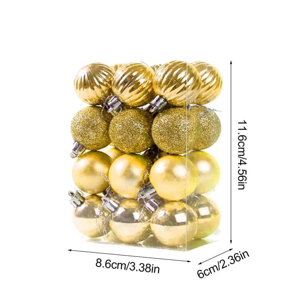 Shiny Shatterproof Christmas Ornament Ball Set - Image 10