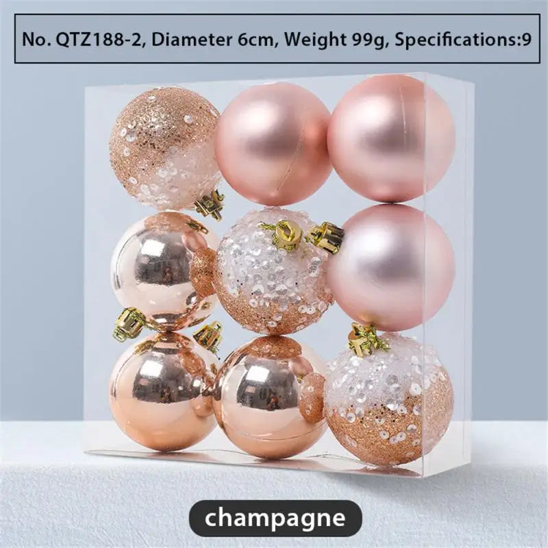 24PC Shatterproof Christmas Ball Ornament Set - Image 4