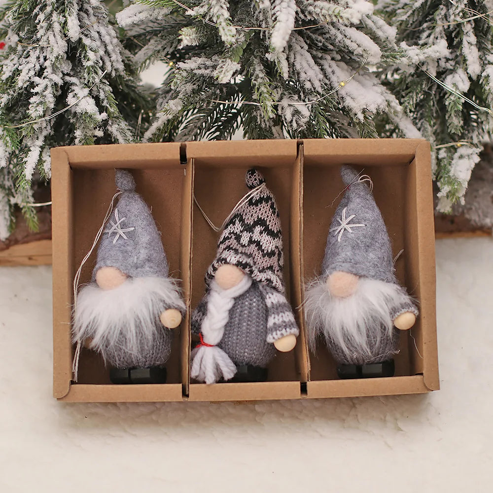 Charming Handmade Gnome Christmas Decorations Set - Image 11