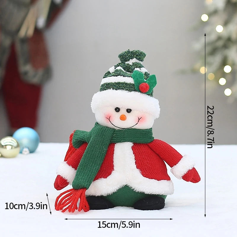 Festive Telescopic Santa & Snowman Tabletop Decor - Image 8