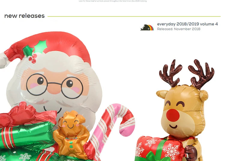 Festive 4D Christmas Balloon Decorations - Santa & Reindeer - Image 8