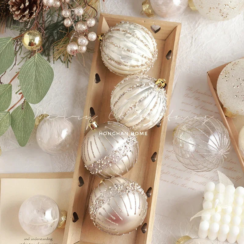 Sparkling Champagne Christmas Balls for Festive Decor - Image 25