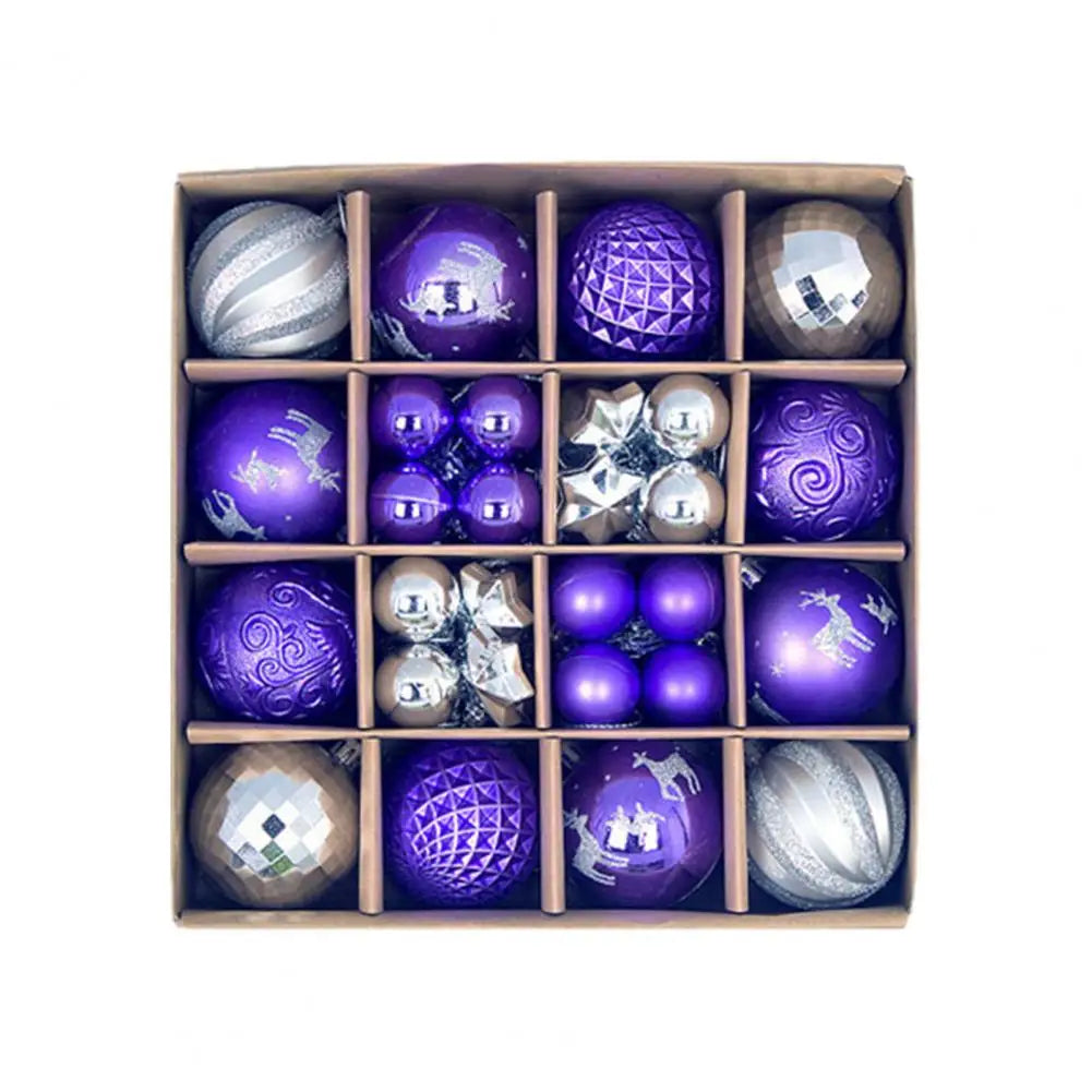 Versatile Shatterproof Christmas Ball Ornament Set - Image 14