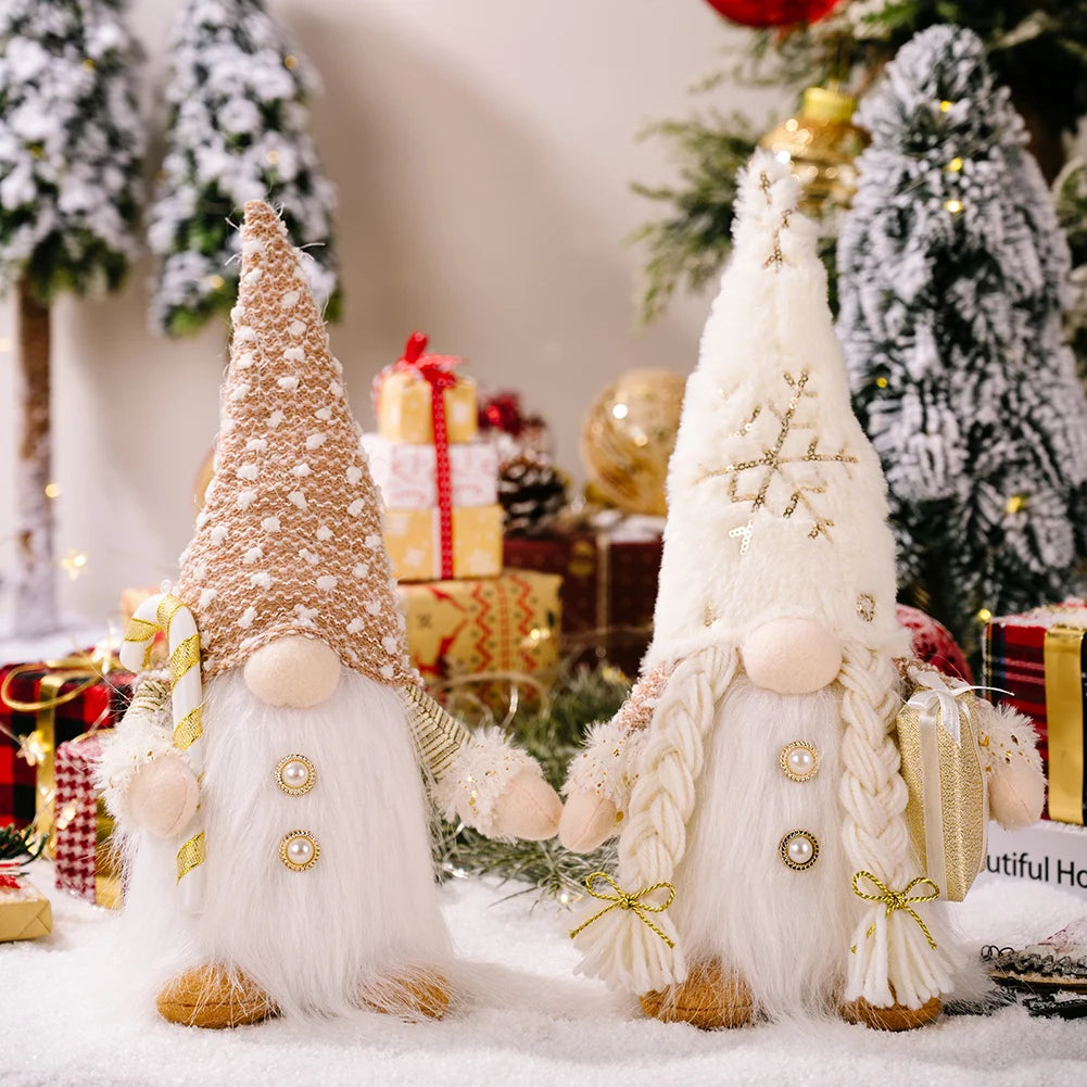 Charming LED Gnome Plush Christmas Decor Pendant - Image 14