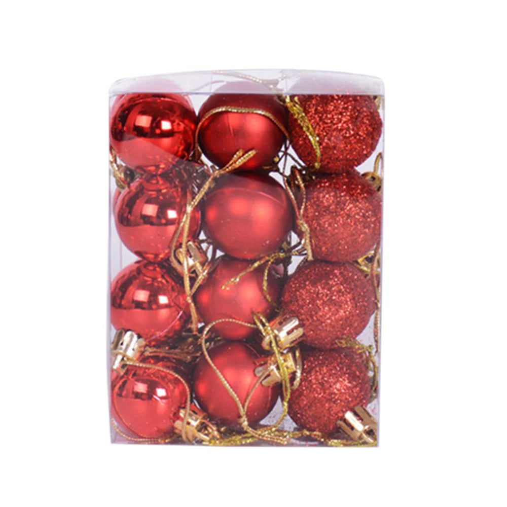 Elegant 6pcs Christmas Baubles for Festive Decor - Image 12