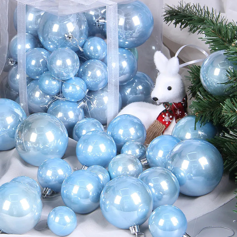 37PCS Colorful Christmas Baubles for Tree Décor - Image 7