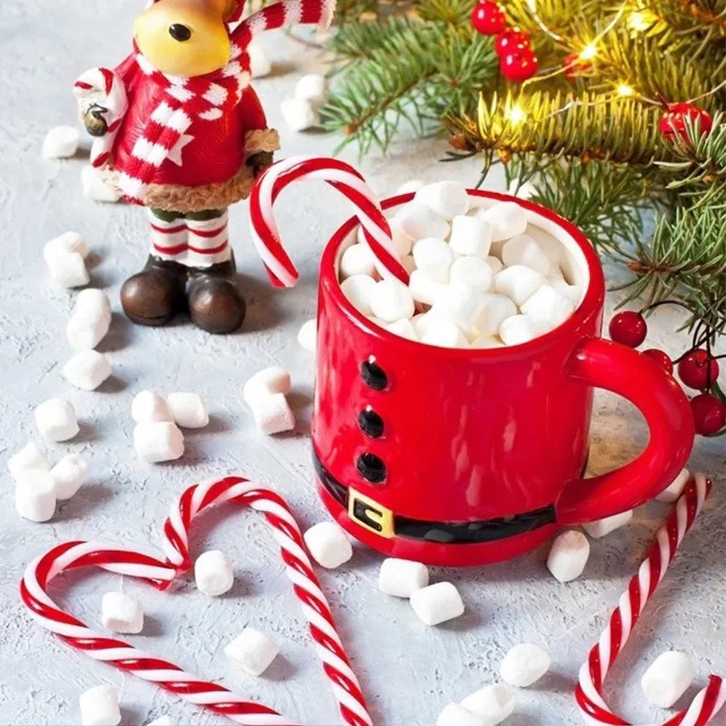 10-Piece Twisted Candy Cane Ornaments for Christmas - Image 3