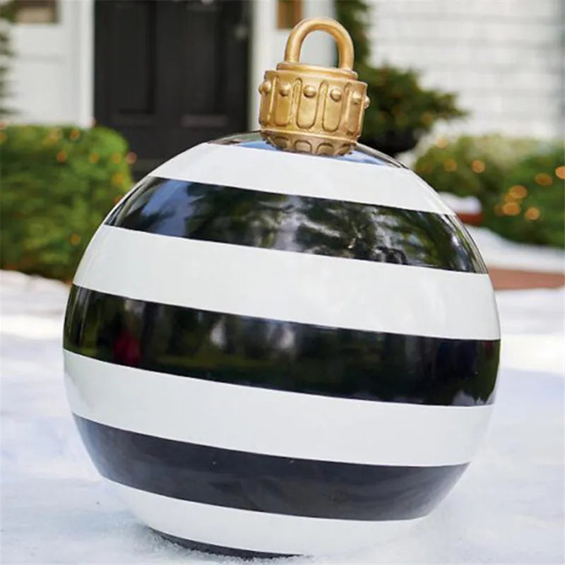 60CM Giant Inflatable Christmas Ball for Outdoor Decor - Image 13