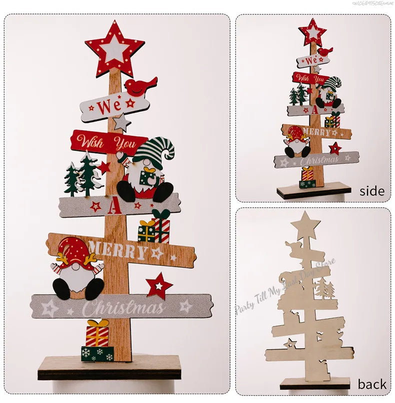 Charming DIY Santa Claus Wooden Christmas Plaque - Image 5