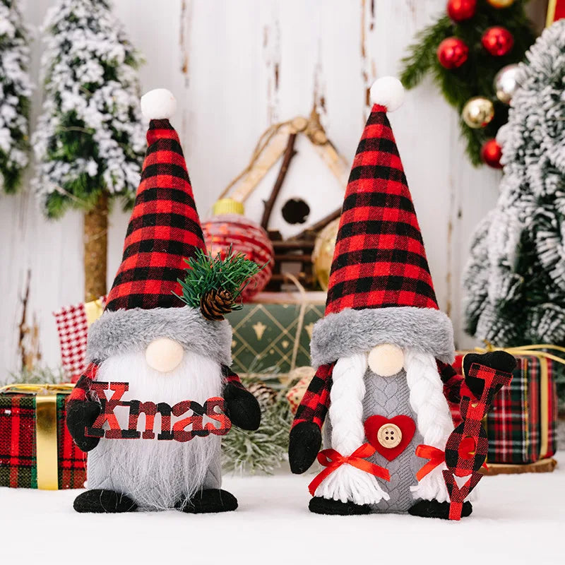 Charming Christmas Gnome Doll for Holiday Decor