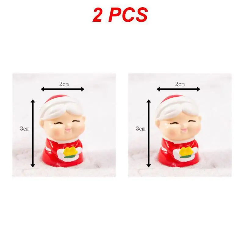 Charming Christmas Resin Santa & Elk Ornaments - Image 10