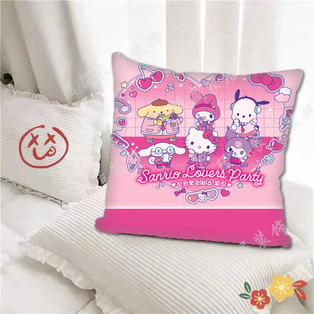 Festive Hello Kitty Pillow Cover for Christmas Cheer - Image 9