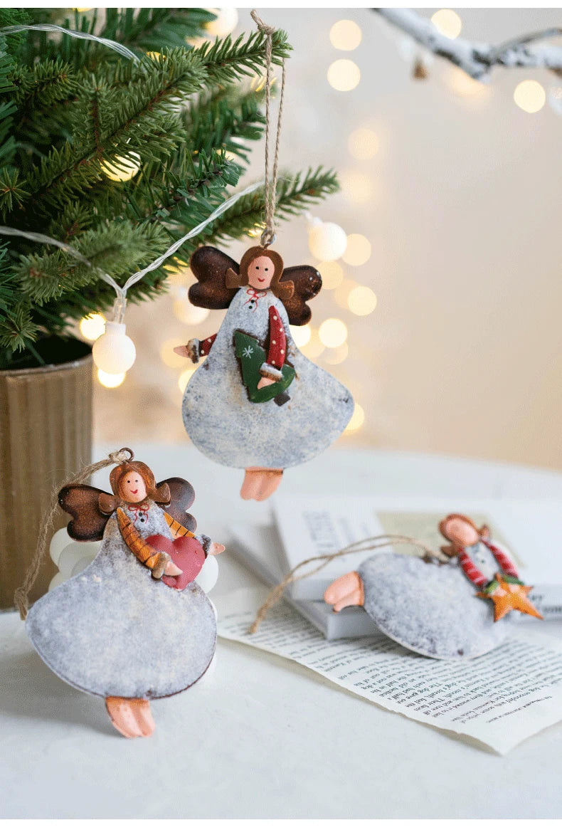 Charming Vintage Christmas Iron Pendant Ornaments - Image 40