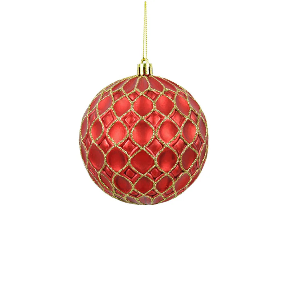 Festive DIY Christmas Tree Decoration Balls - 4-6pcs - Image 40