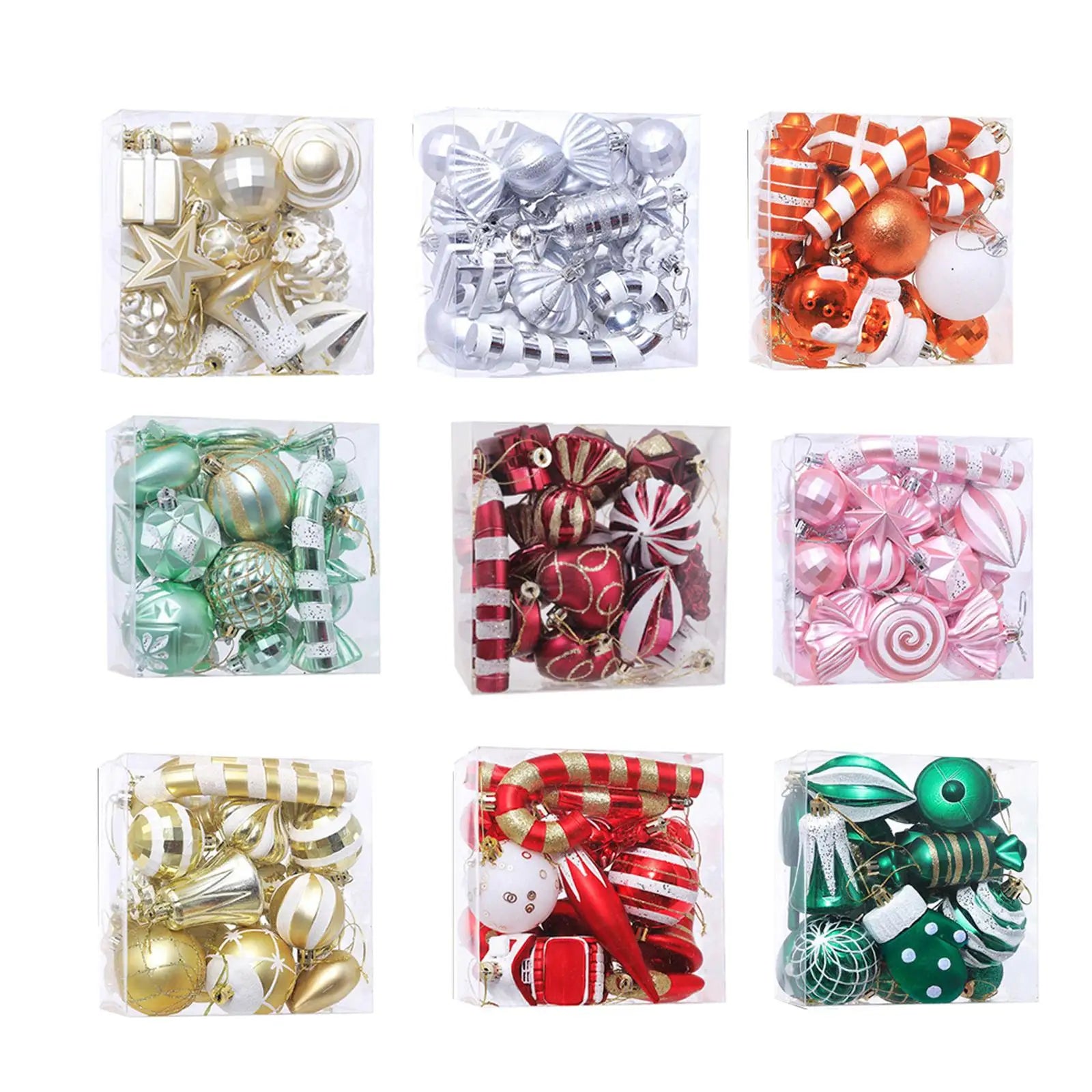 16 Cute Shatterproof Christmas Baubles for Decor