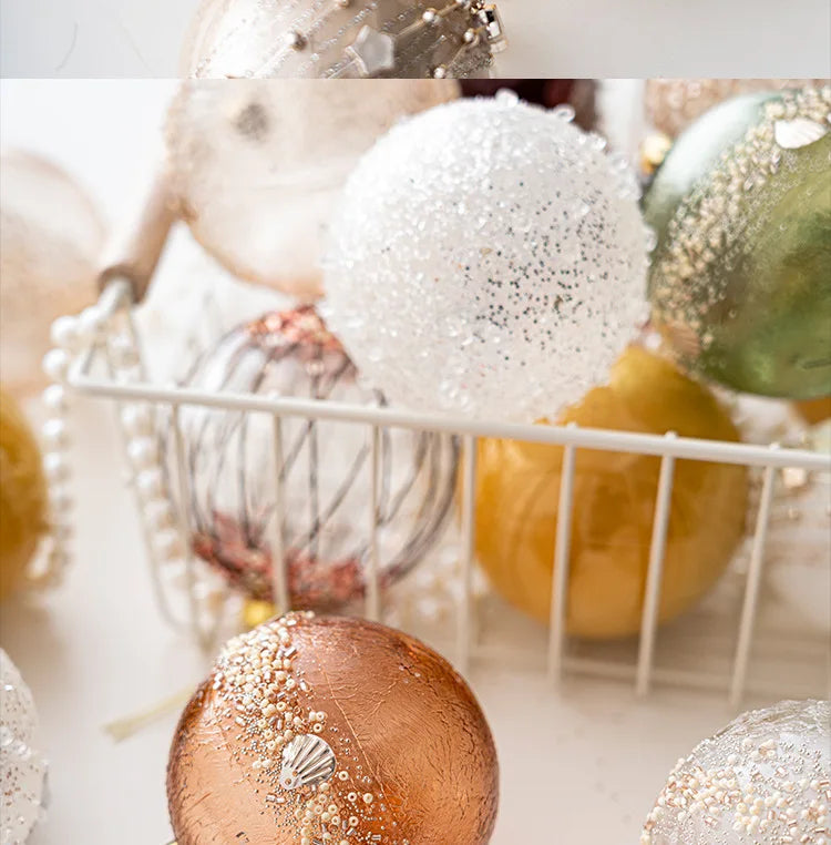Elegant Transparent Christmas Ball Ornaments - 3/4/6 pcs - Image 17