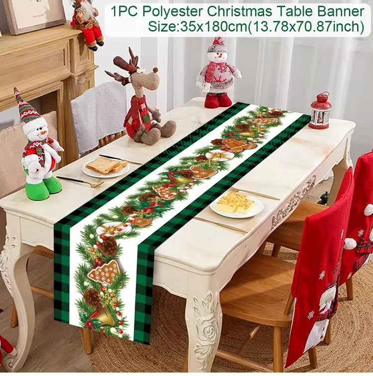 Festive Christmas Table Runner for Holiday Cheer - Image 22