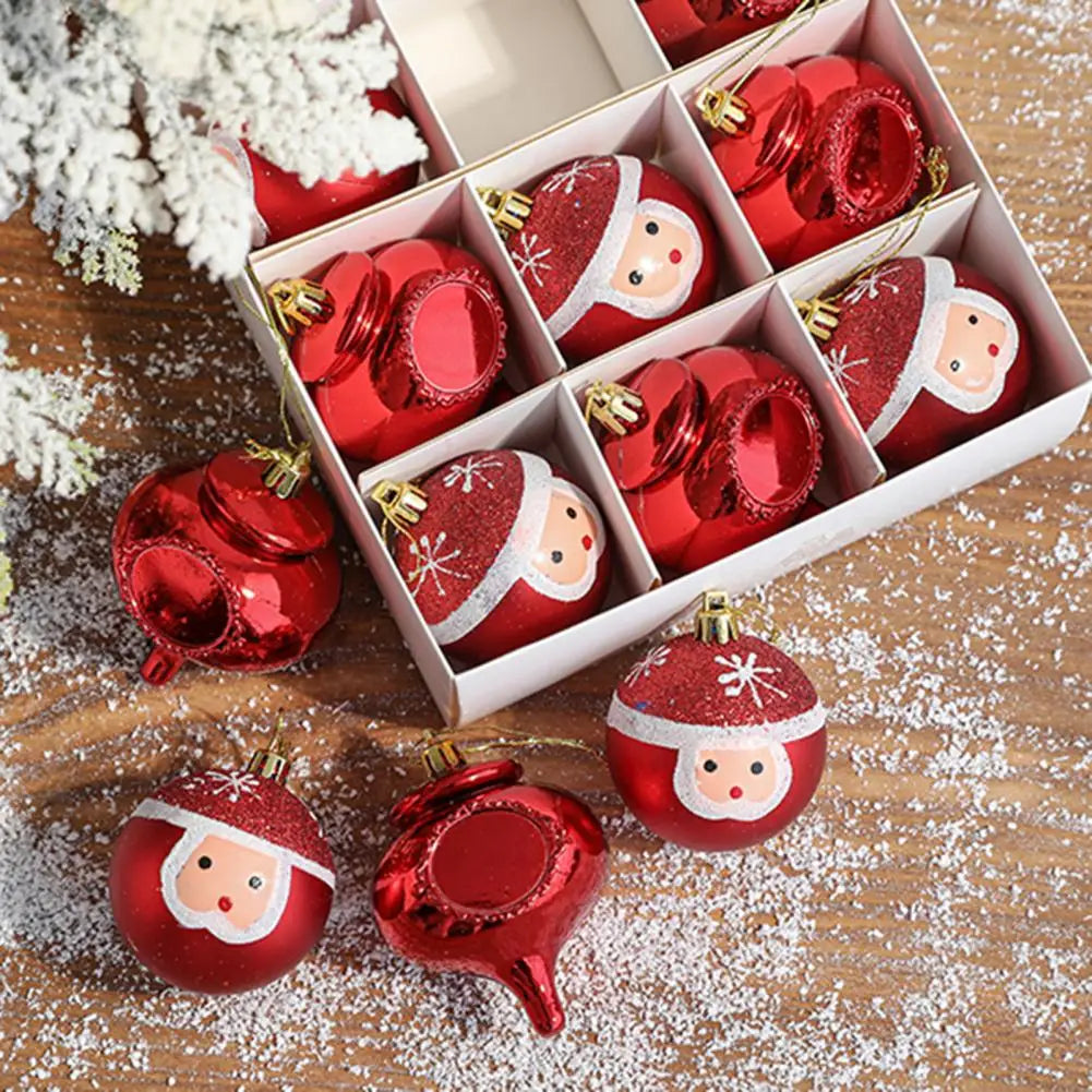 Vibrant 12-Pc Shatterproof Christmas Tree Ornaments - Image 5