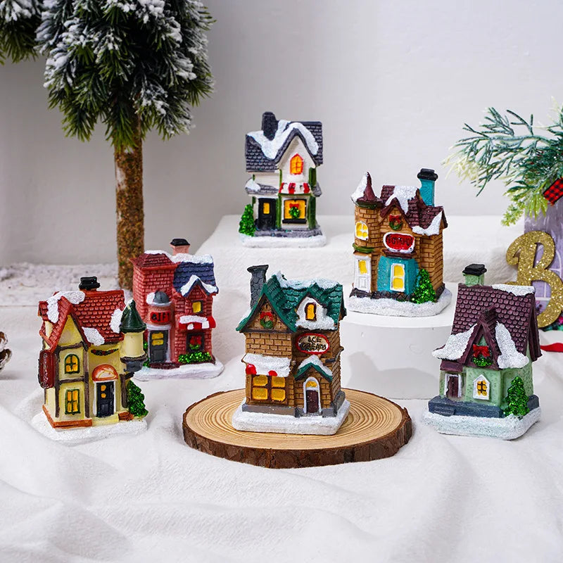 Enchanting LED Tiny House Christmas Decor - Image 22