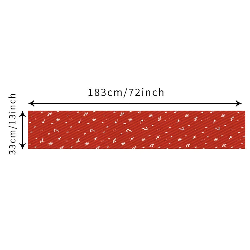 Festive Christmas Table Runner – Santa, Elk & Snowman - Image 9