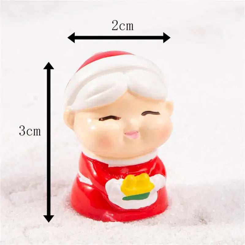 Charming Christmas Resin Santa & Elk Ornaments - Image 14