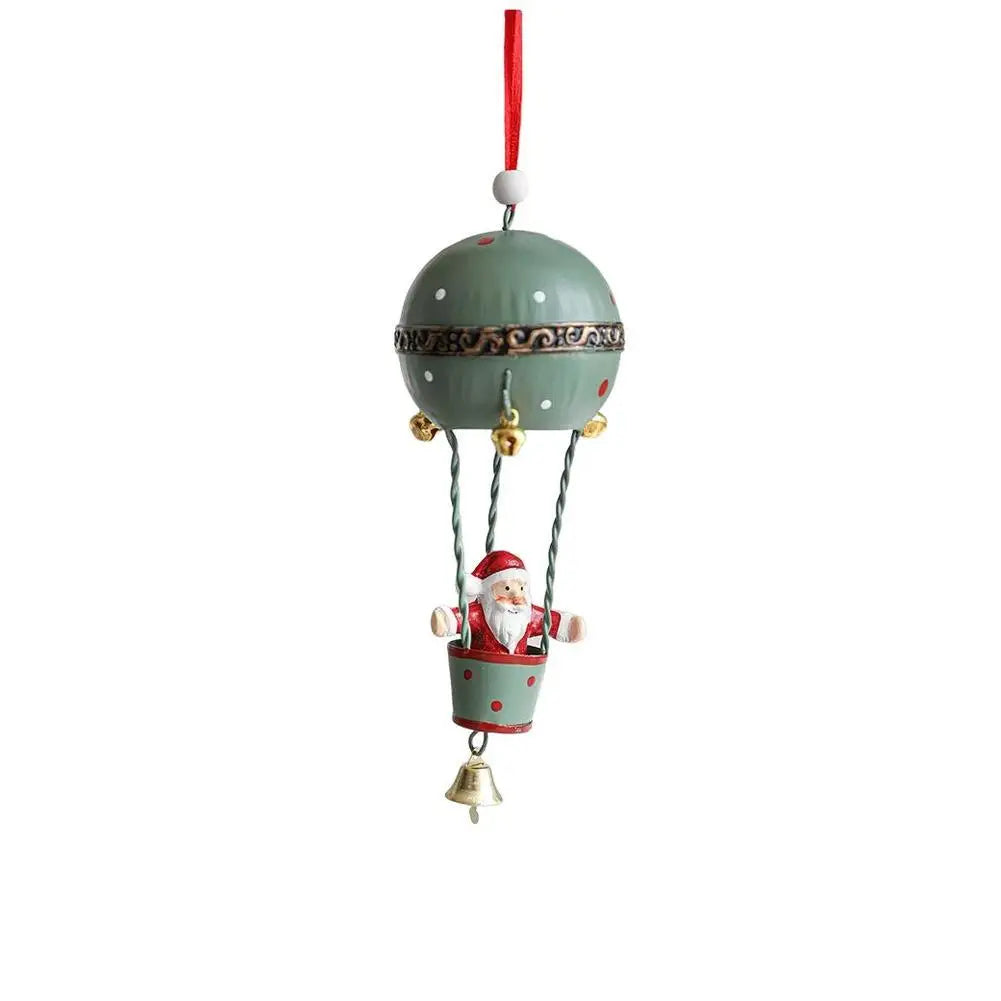 Festive Hot Air Balloon Christmas Ornaments - Image 20