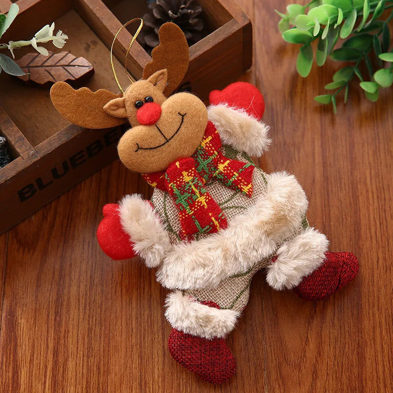 4pcs Festive Christmas Tree Doll Ornaments - Image 24