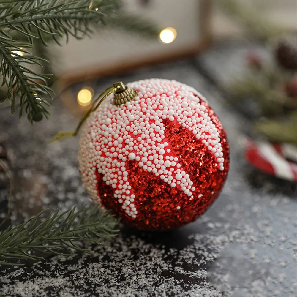 Colorful Shatterproof Sequin Christmas Tree Ornaments - Image 5
