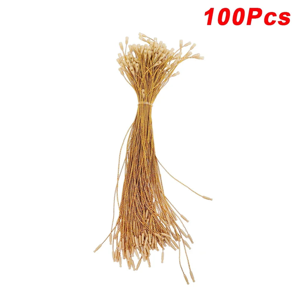 200/100 Pcs Removable Gold Christmas Ball Caps - Image 4
