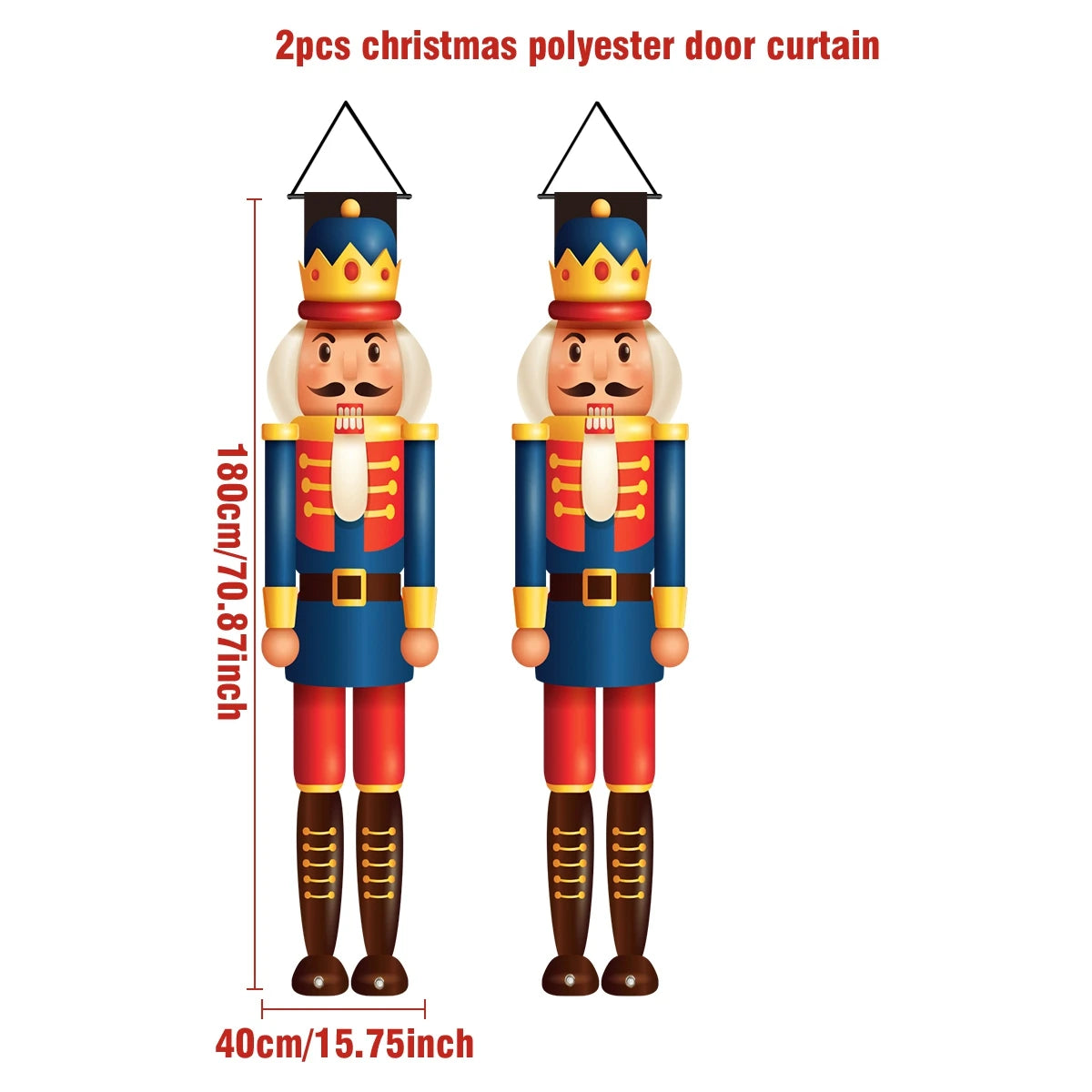 Festive Santa Claus Christmas Door Banner Decor - Image 20