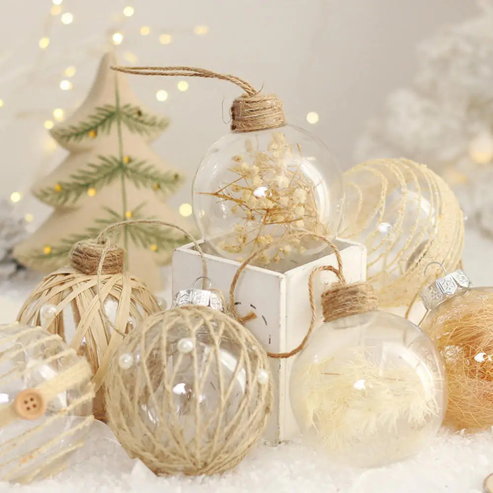 Sparkling 6PCS Sequin Christmas Ball Ornaments - Image 14