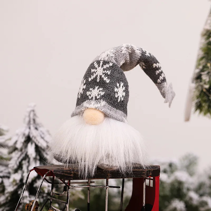 Charming Faceless Rudolph Gnome Christmas Ornament - Image 9