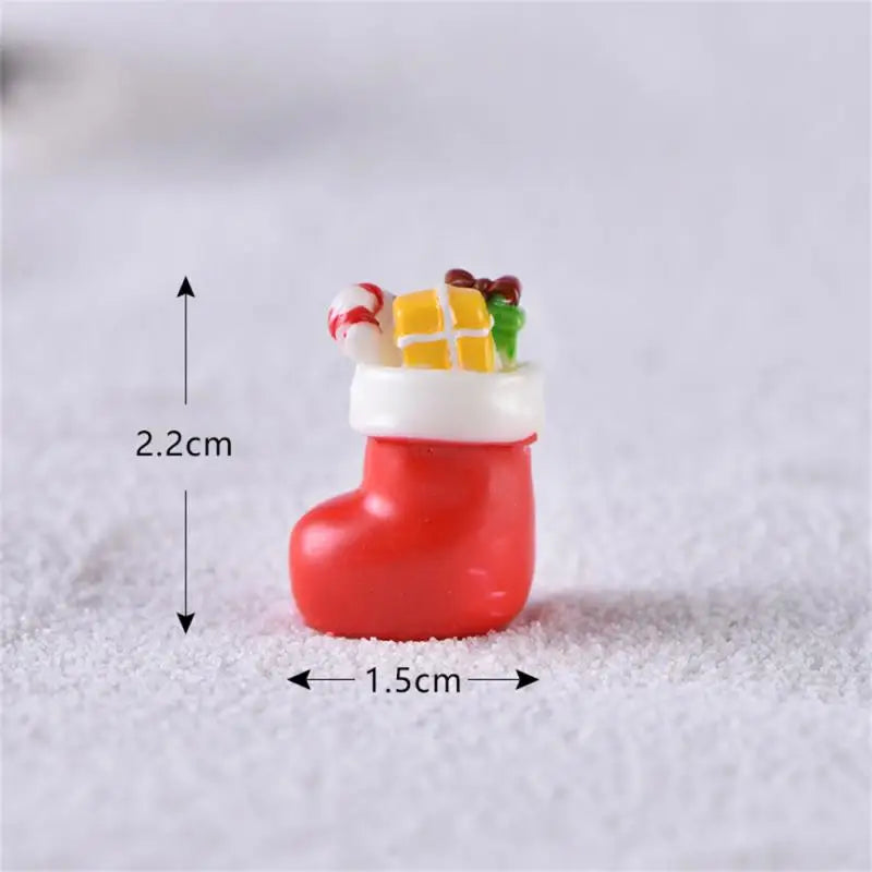Festive Mini Resin Santa, Snowman & Elk Ornaments - Image 17