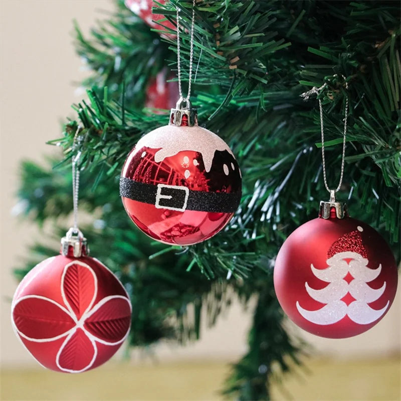 9Pcs Christmas Tree Ball Ornaments for Holiday Cheer - Image 3
