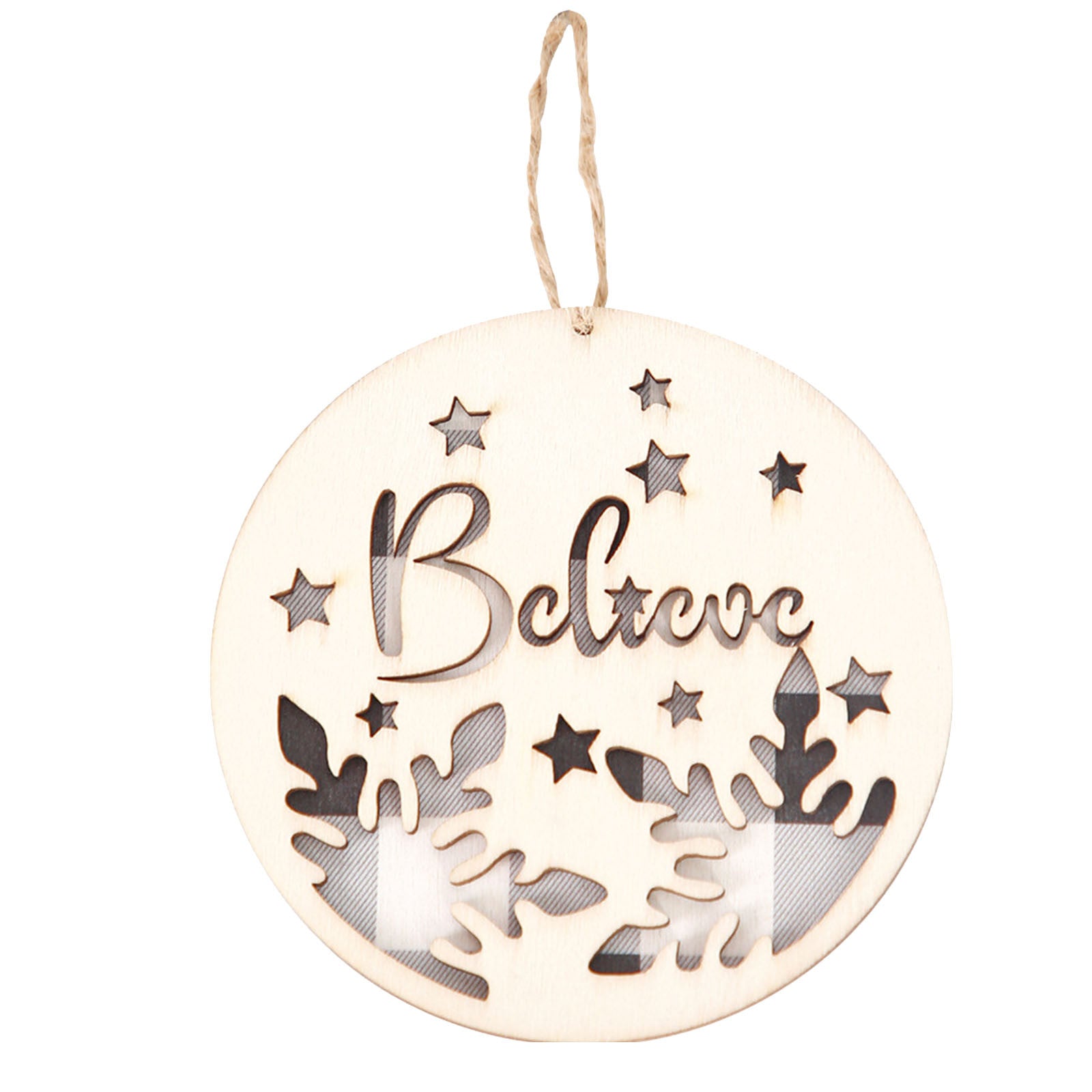Festive Christmas Letter Ornaments for Tree Decor - Image 50