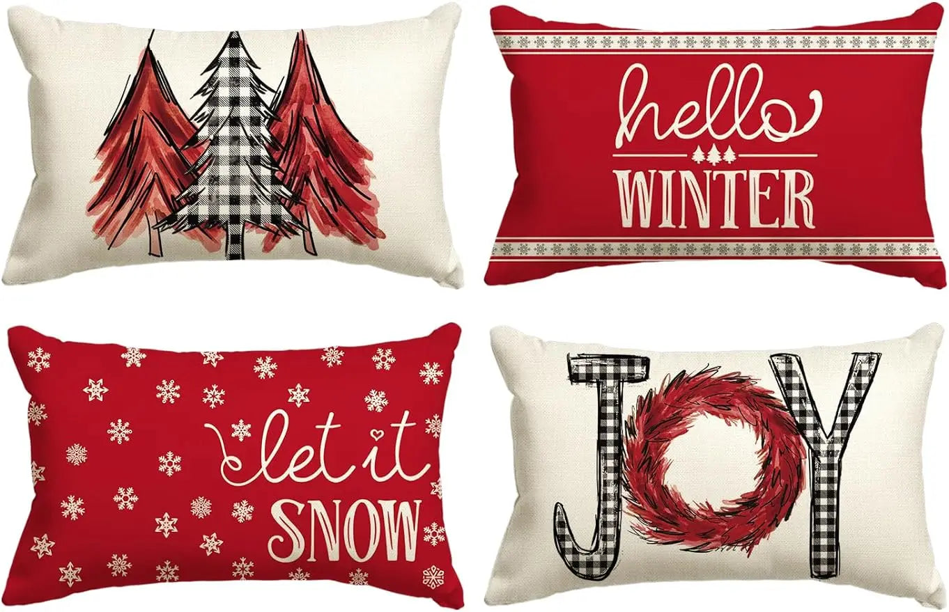 Festive Christmas Tree Pillowcase for Cozy Decor - Image 11
