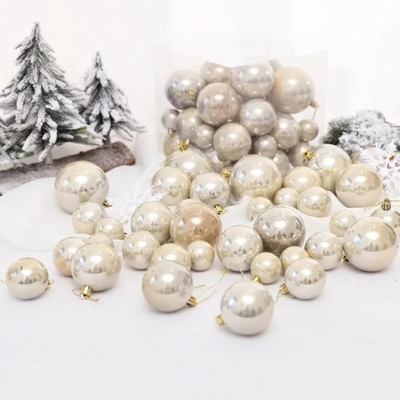 37PCS Colorful Christmas Baubles for Tree Décor - Image 9