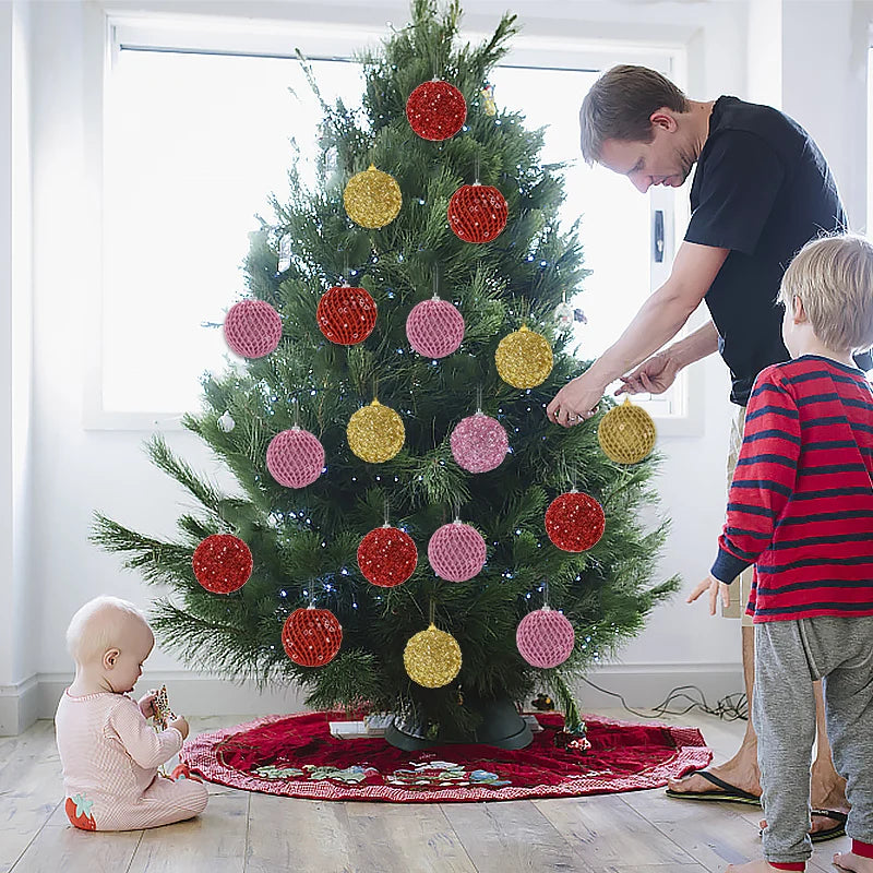 Elegant Gold Christmas Balls for Tree Decor - Image 11