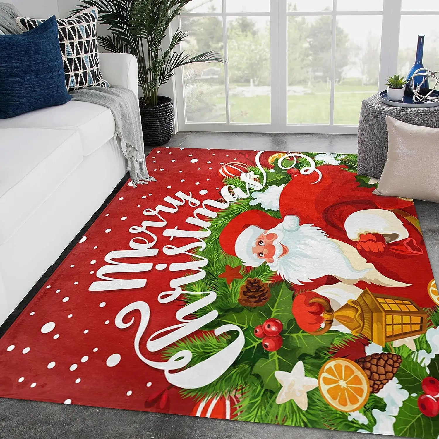 Festive Santa Claus Area Rug for Holiday Cheer - Image 14