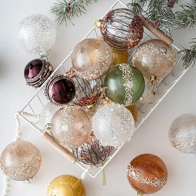 Elegant Transparent Christmas Ball Ornaments - 3/4/6 pcs - Image 3