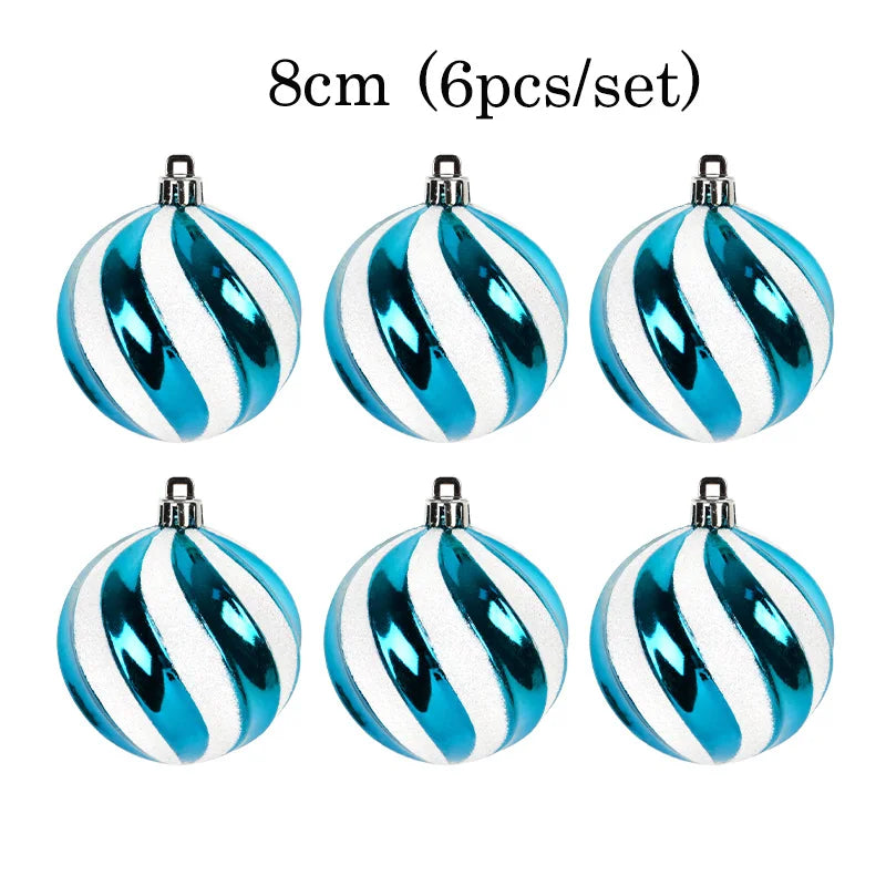 Festive PVC Christmas Tree Ornaments & Decorations - Image 24