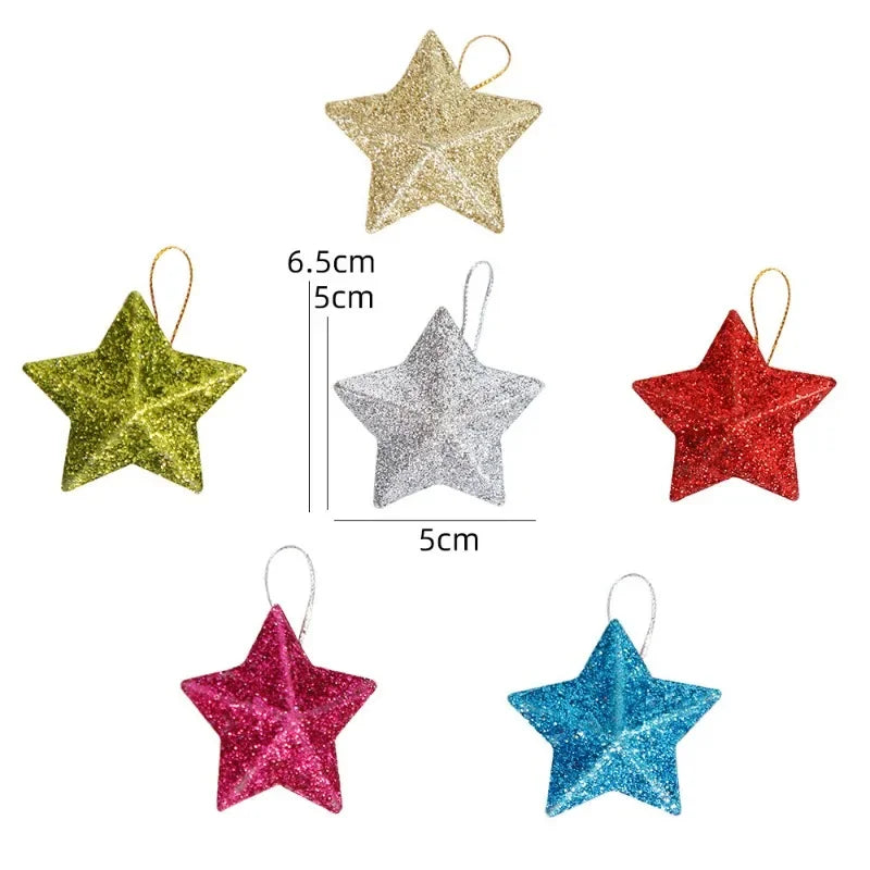 Elegant Gold Star Pendant for Christmas Trees - Image 18
