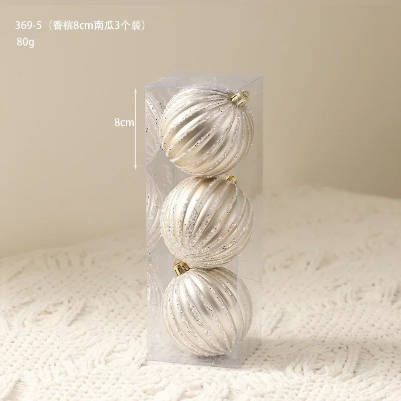 Sparkling Champagne Christmas Balls for Festive Decor - Image 20