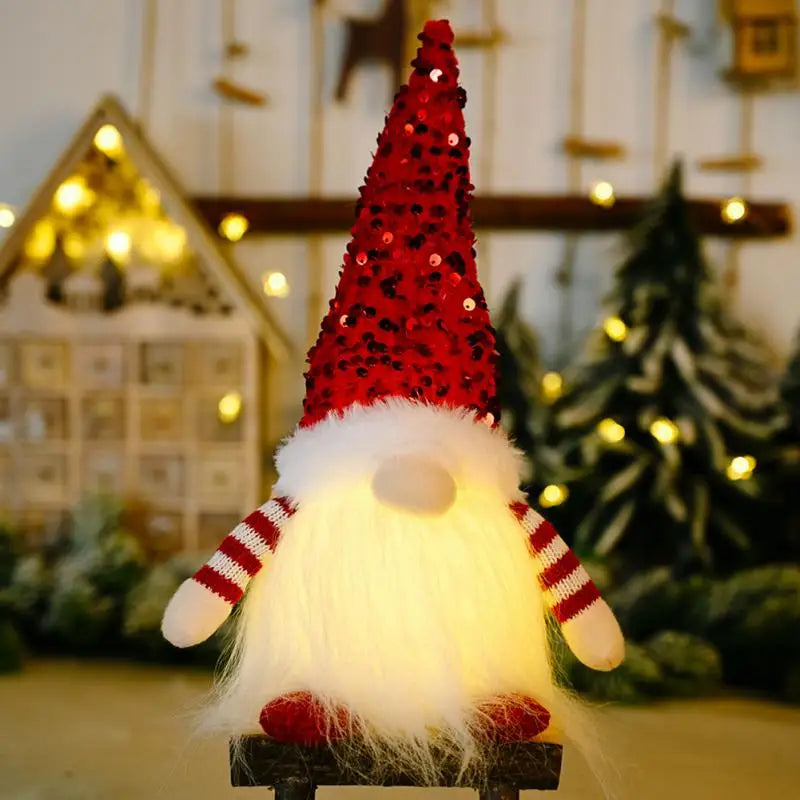 Charming Faceless Rudolph Gnome Christmas Ornament - Image 4