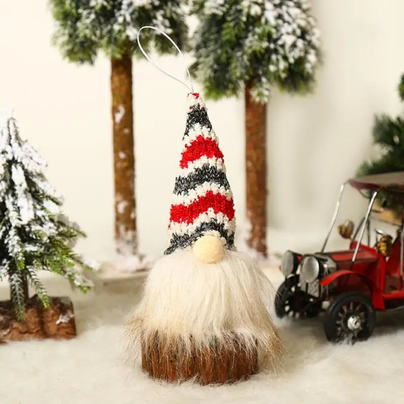 LED Light Christmas Gnome Ski Doll Decoration - Image 10