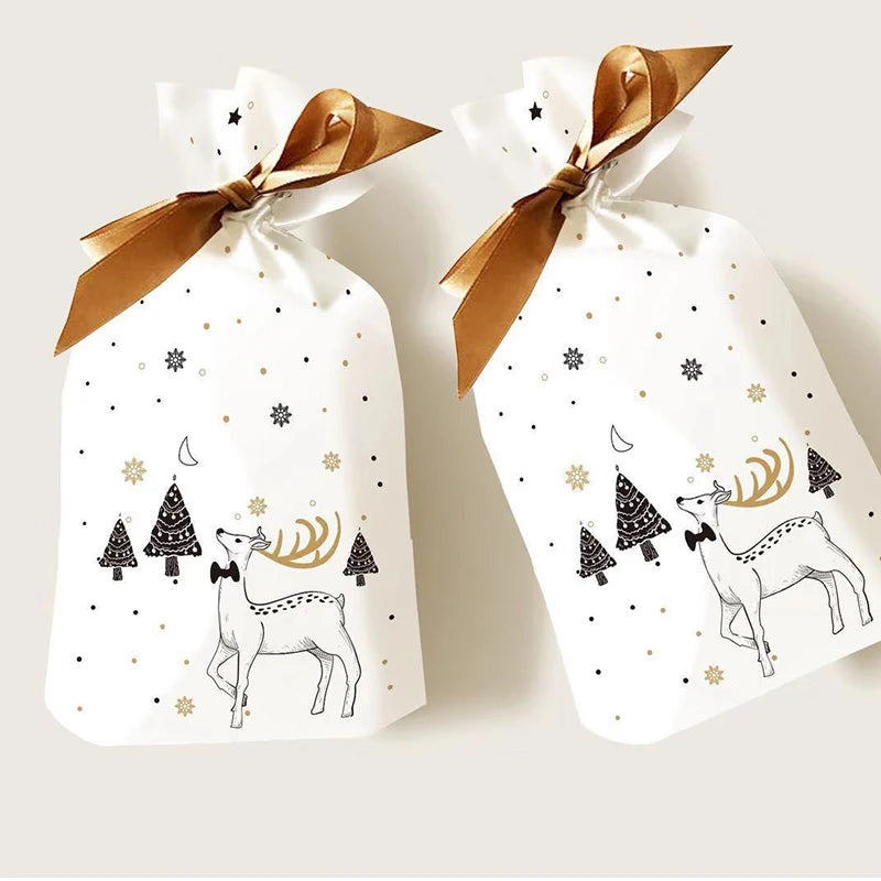 Festive Santa Claus Gift Bags for Christmas Cheer - Image 21