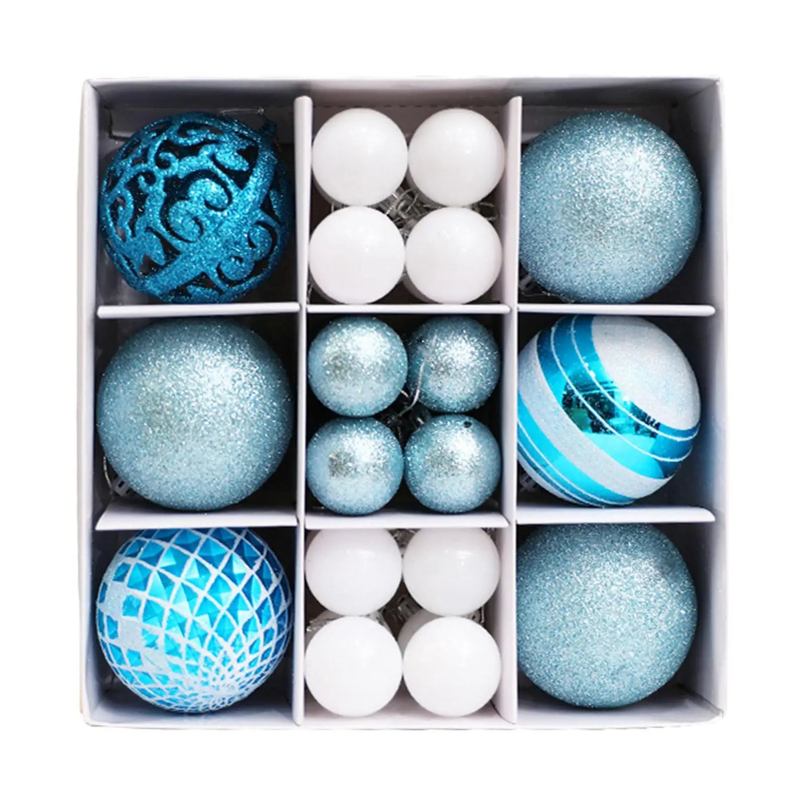 30Pcs Shatterproof Christmas Ball Ornaments - Perfect for Festive Decor