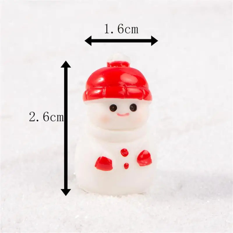 Charming Christmas Resin Santa & Elk Ornaments - Image 3
