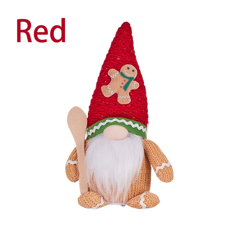 Cute Knitted Gingerbread Gnomes for Christmas Décor - Image 2